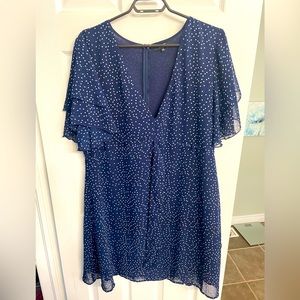 Blue Polka Dot Dress